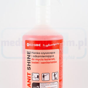 SANIT SHINE 1L spumă de curățare și decalcifiere pentru toalete și băi